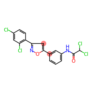 2,2-DICHLORO-N-(3-[3-(2,4-DICHLOROPHENYL)ISOXAZOL-5-YL]PHENYL)ACETAMIDE