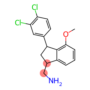 (3-(3,4-dichlorophenyl)-4-methoxyindan-1-yl)methylamine