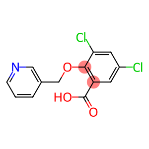 3,5-DICHLORO-2-(PYRIDIN-3-YLMETHOXY)BENZOIC ACID