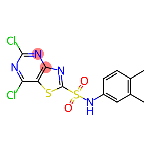 5,7-Dichlorothiazolo[4,5-d]pyrimidin-2-sulfonicacid(3,4-dimethylphenyl)amide