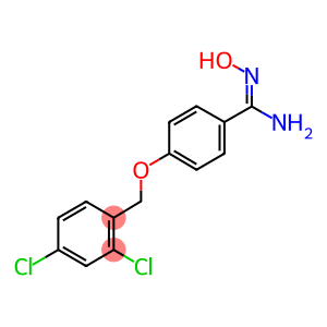 4-[(2,4-DICHLOROBENZYL)OXY]-N'-HYDROXYBENZENECARBOXIMIDAMIDE