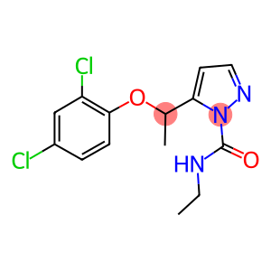 5-[1-(2,4-DICHLOROPHENOXY)ETHYL]-N-ETHYL-1H-PYRAZOLE-1-CARBOXAMIDE