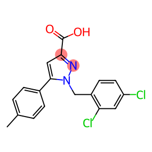 1-(2,4-DICHLOROBENZYL)-5-P-TOLYL-1H-PYRAZOLE-3-CARBOXYLIC ACID