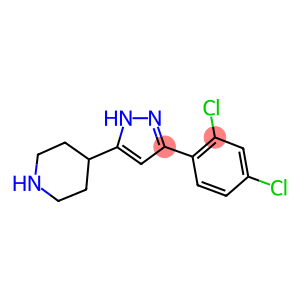 4-[3-(2,4-DICHLOROPHENYL)-1H-PYRAZOL-5-YL]PIPERIDINE