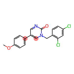 1-(2,4-DICHLOROBENZYL)-5-(4-METHOXYPHENYL)PYRIMIDIN-2(1H)-ONE