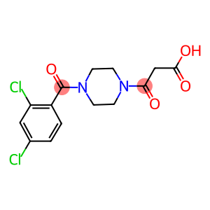3-[4-(2,4-DICHLOROBENZOYL)PIPERAZIN-1-YL]-3-OXOPROPANOIC ACID