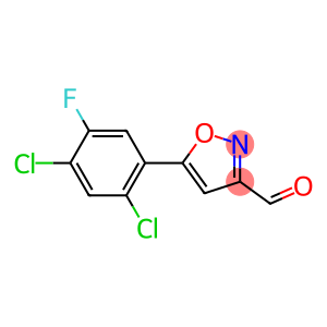 5-(2,4-DICHLORO-5-FLUOROPHENYL)ISOXAZOLE-3-CARBALDEHYDE