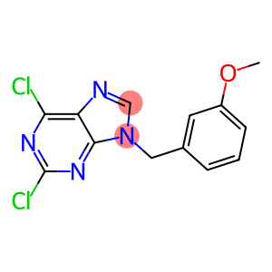 2,6-dichloro-9-(3-methoxybenzyl)-9H-purine