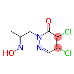 4,5-Dichloro-2-[(E)-2-(hydroxyimino)propyl]pyridazin-3(2H)-one