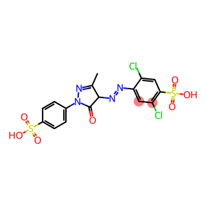 2,5-Dichloro-4-[[[4,5-dihydro-3-methyl-5-oxo-1-(4-sulfophenyl)-1H-pyrazol]-4-yl]azo]benzenesulfonic acid