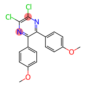 2,3-Dichloro-5,6-bis(4-methoxyphenyl)pyrazine