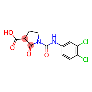 1-[[(3,4-Dichlorophenyl)amino]carbonyl]-2-oxopyrrolidine-3-carboxylic acid