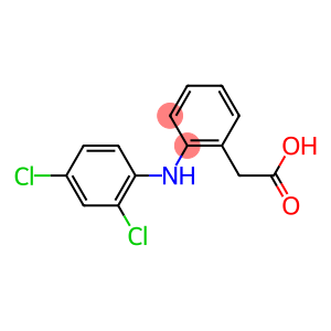 2-(2,4-Dichlorophenylamino)benzeneacetic acid