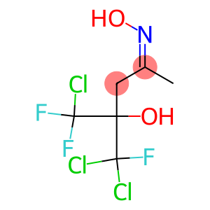 5,5-Dichloro-4-(chlorodifluoromethyl)-5-fluoro-4-hydroxy-2-pentanone oxime