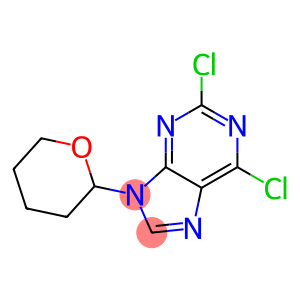 2,6-DICHLORO-9-TETRAHYDROPYRANYL PURINE