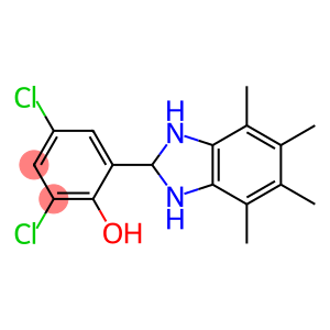 2,4-dichloro-6-(4,5,6,7-tetramethyl-2,3-dihydro-1H-benzo[d]imidazol-2-yl)phenol