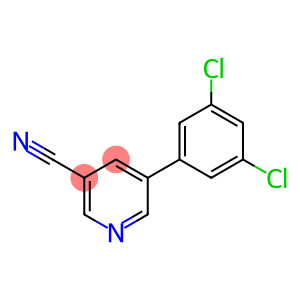 5-(3,5-dichlorophenyl)pyridine-3-carbonitrile