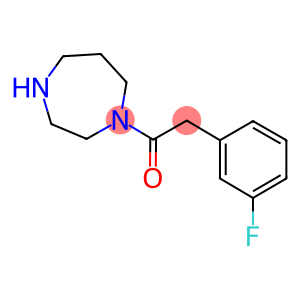 1-(1,4-diazepan-1-yl)-2-(3-fluorophenyl)ethan-1-one