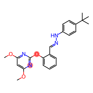 1,2-DIAZA-3-[2-[(4,6-DIMETHOXYPYRIMIDIN-2-YL)OXY]PHENYL]-1-[4-(TERT-BUTYL)PHENYL]PROP-2-ENE