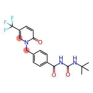 1-[3-(2,4-DIAZA-5,5-DIMETHYL-1,3-DIOXOHEX-1-YL)BENZYL]-5-(TRIFLUOROMETHYL)-2-PYRIDONE