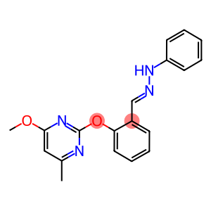 1,2-DIAZA-1-PHENYL-3-[2-[(4-METHOXY-6-METHYLPYRIMIDIN-2-YL)OXY]PHENYL]PROP-2-ENE