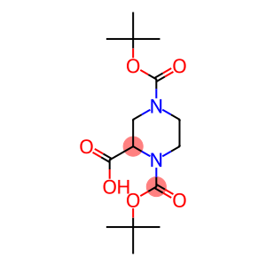 1,4-BIS(TERT-BUTOXYCARBONYL)PIPERAZINE-2-CARBOXYLIC ACID