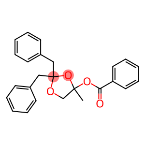 2,2-Dibenzyl-4-(benzoyloxy)methyl-1,3-dioxolane