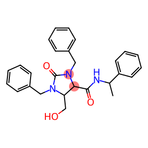 1,3-Dibenzyl-4-[N-(1-phenylethyl)carbamoyl]-5-hydroxymethylimidazolidin-2-one