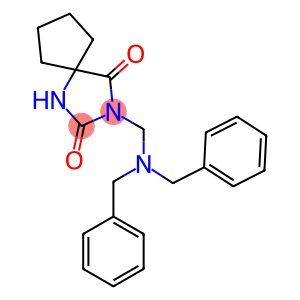 3-[(Dibenzylamino)methyl]-2,4-dioxo-1,3-diazaspiro[4.4]nonane