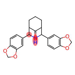 2,4-di(1,3-benzodioxol-5-yl)-3-azabicyclo[3.3.1]nonan-9-one