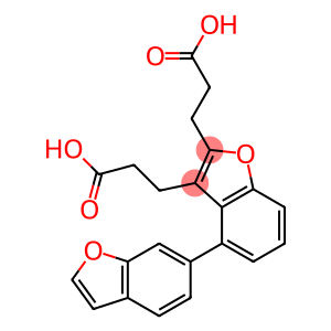 4,6-dibenzofuranbispropionic acid