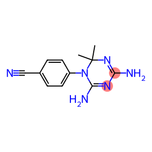 2,4-Diamino-6,6-dimethyl-5,6-dihydro-5-(4-cyanophenyl)-1,3,5-triazine