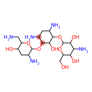 3,5-Diamino-2-[(3-amino-6-aminomethyl-5-hydroxytetrahydro-2H-pyran-2-yl)oxy]-6-[(4-amino-3,5-dihydroxy-6-hydroxymethyltetrahydro-2H-pyran-2-yl)oxy]-1-cyclohexanol