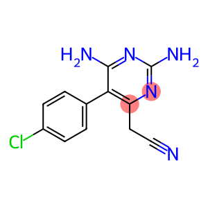 2,6-Diamino-5-(4-chlorophenyl)pyrimidine-4-acetonitrile