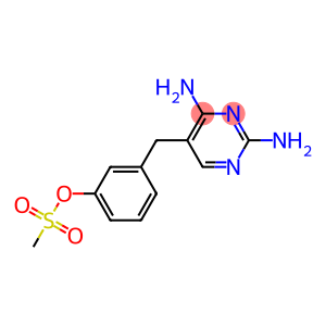 2,4-Diamino-5-[3-methylsulfonyloxybenzyl]pyrimidine