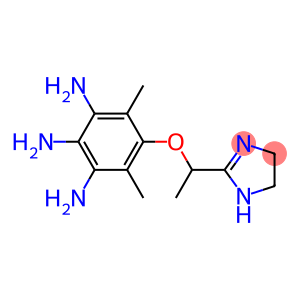 2-[1-(3,4-Diamino-2-methyl-6-methyl-5-aminophenoxy)ethyl]-2-imidazoline