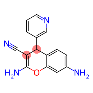 2,7-diamino-4-(3-pyridinyl)-4H-chromene-3-carbonitrile