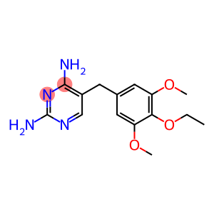 2,4-diamino-5-(4-ethoxy-3,5-dimethoxybenzyl)pyrimidine