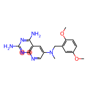 2,4-diamino-6-(N-(2',5'-dimethoxybenzyl)-N-methylamino)pyrido(2,3-d)pyrimidine
