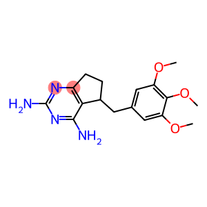 2,4-diamino-5-(3,4,5-trimethoxybenzyl)-6,7-dihydro-5H-cyclopenta(d)pyrimidine