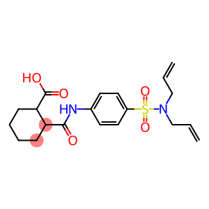 2-(4-DIALLYLSULFAMOYL-PHENYLCARBAMOYL)-CYCLOHEXANECARBOXYLIC ACID