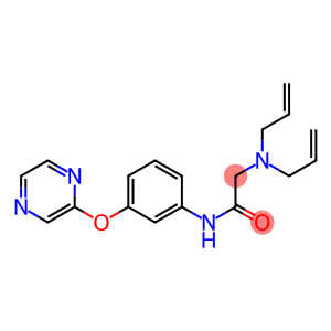 2-(diallylamino)-N-[3-(2-pyrazinyloxy)phenyl]acetamide