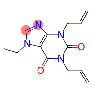 1,3-Diallyl-7-ethylxanthine