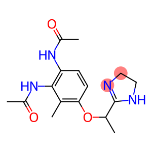 2-[1-(3,4-Di(acetylamino)-2-methylphenoxy)ethyl]-2-imidazoline