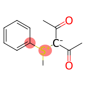 Diacetyl[methyl(phenyl)sulfonio]methaneide