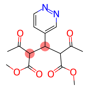 2,4-Diacetyl-3-(4-pyridazinyl)glutaric acid dimethyl ester