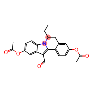 3,10-Di(acetyloxy)-6-ethyl-5,6-dihydroindolo[2,1-a]isoquinoline-12-carbaldehyde