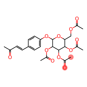 3,5-di(acetyloxy)-2-[(acetyloxy)methyl]-6-[4-(3-oxobut-1-enyl)phenoxy]tetrahydro-2H-pyran-4-yl acetate