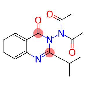 N-ACETYL-N-[2-ISOPROPYL-4-OXO-3(4 H)-QUINAZOLINYL]ACETAMIDE