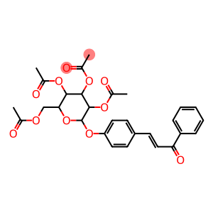 3,5-di(acetyloxy)-2-[(acetyloxy)methyl]-6-[4-(3-oxo-3-phenylprop-1-enyl)phenoxy]tetrahydro-2H-pyran-4-yl acetate